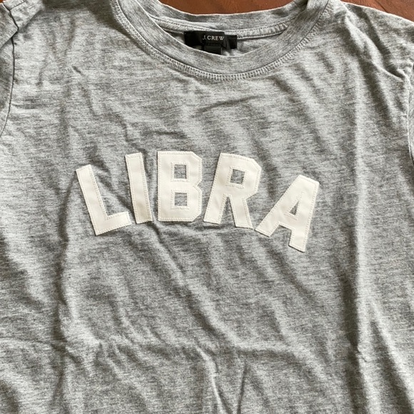 J. Crew LIBRA astrology tee. Size S. EUC - Picture 2 of 6